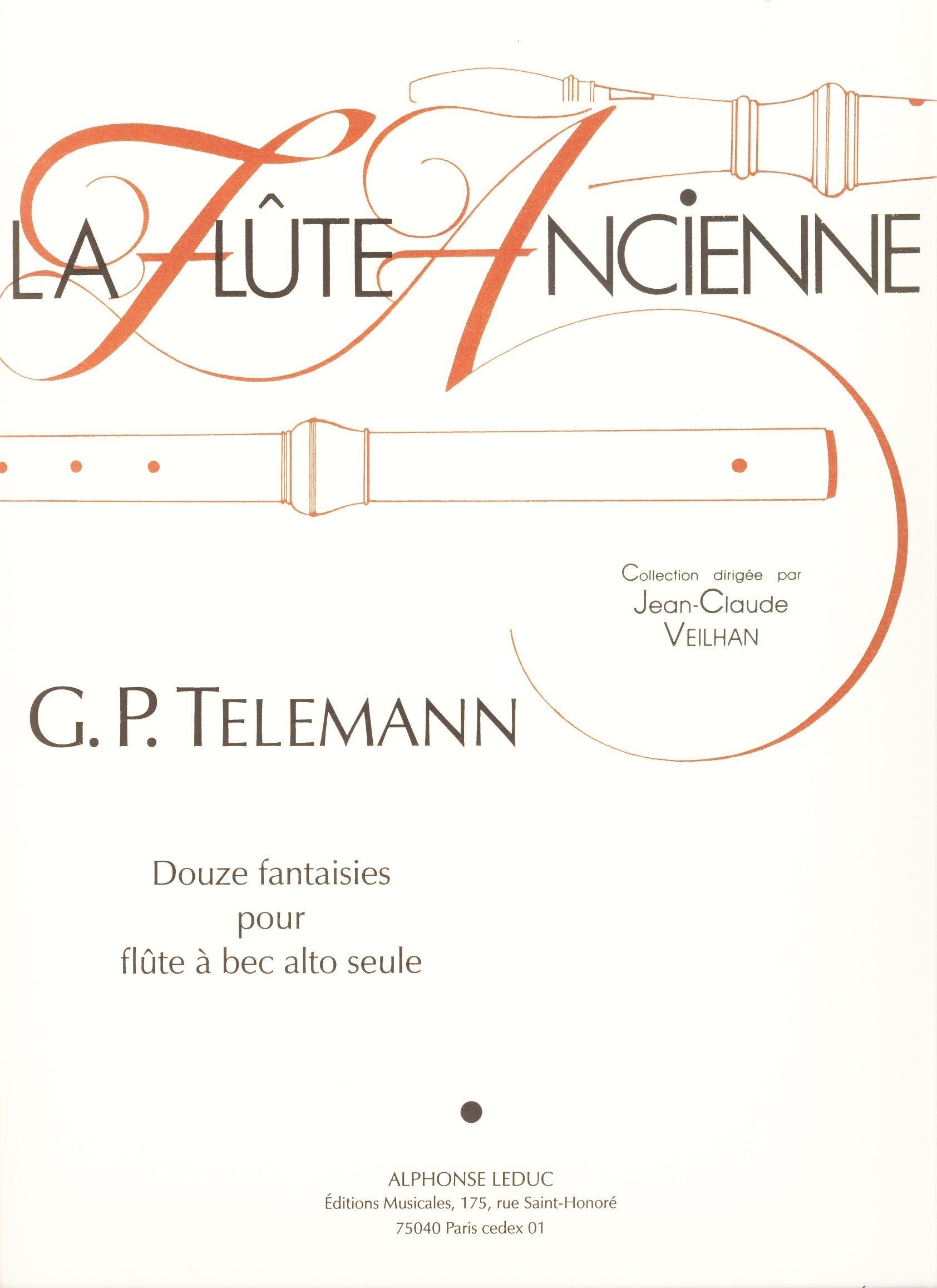 Douze fantaisies pour flute a bec alto seule Twelve Fantasies for Solo Treble Recorder