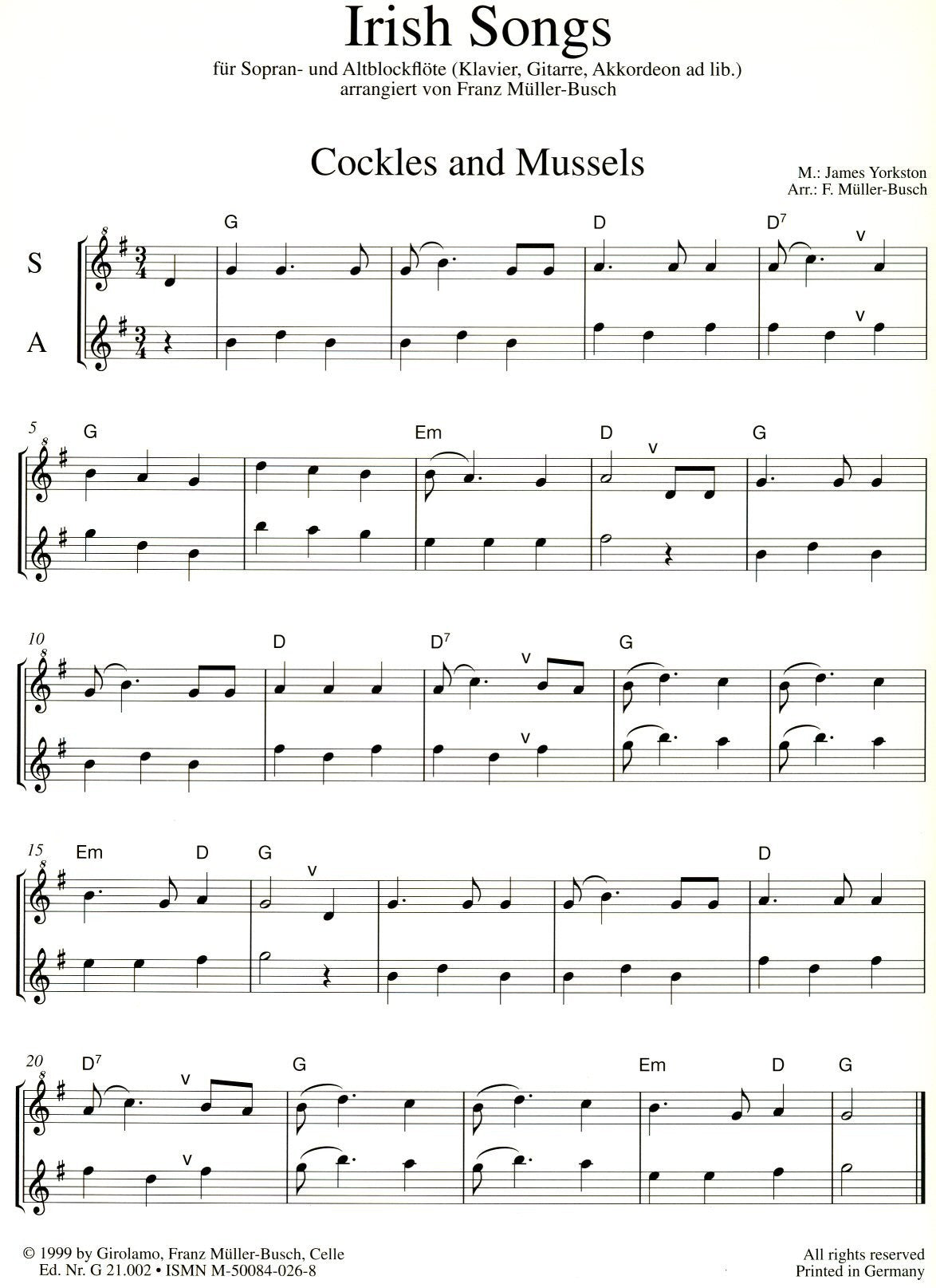 Irish Songs
