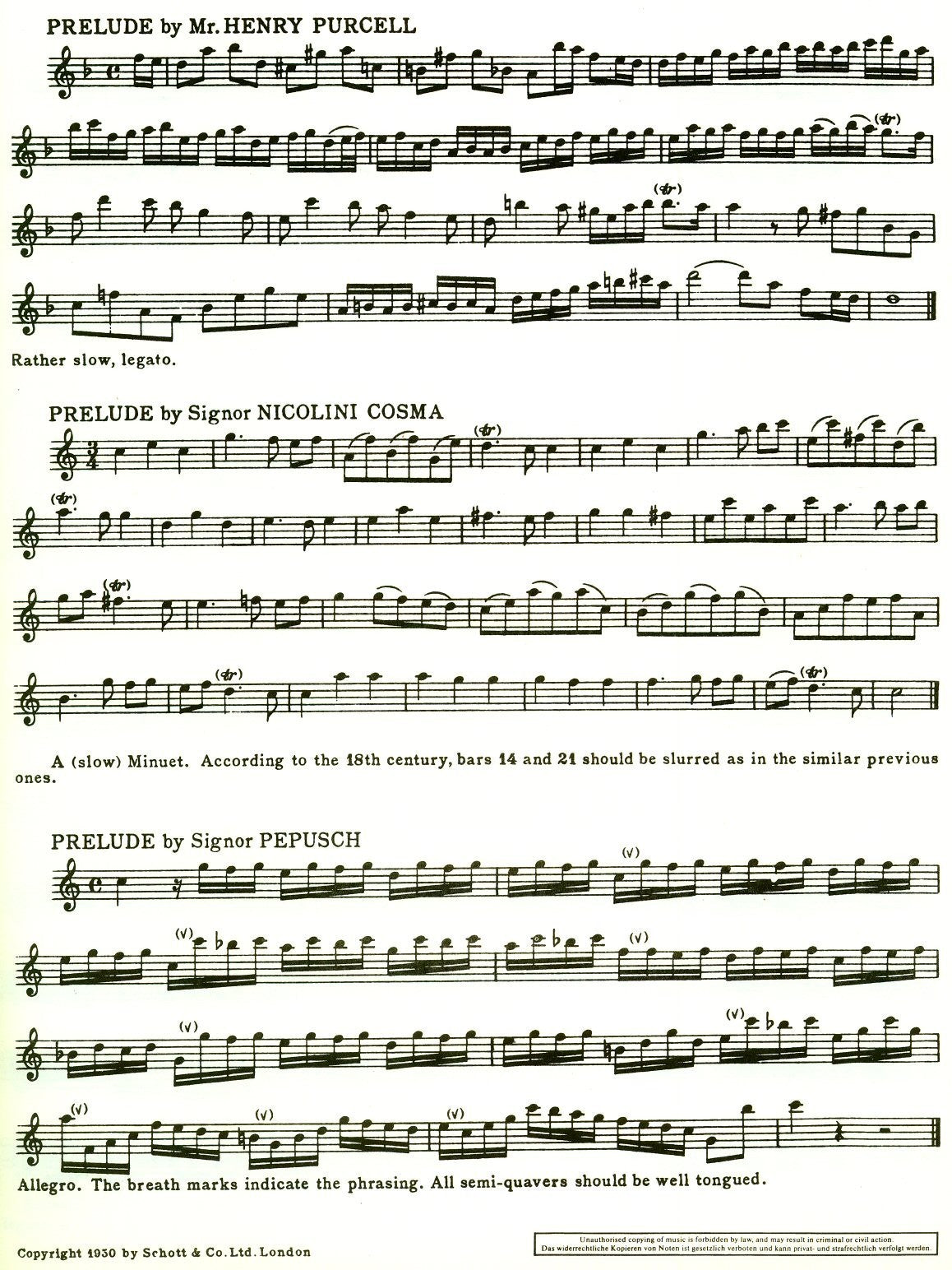 Preludes and Voluntaries