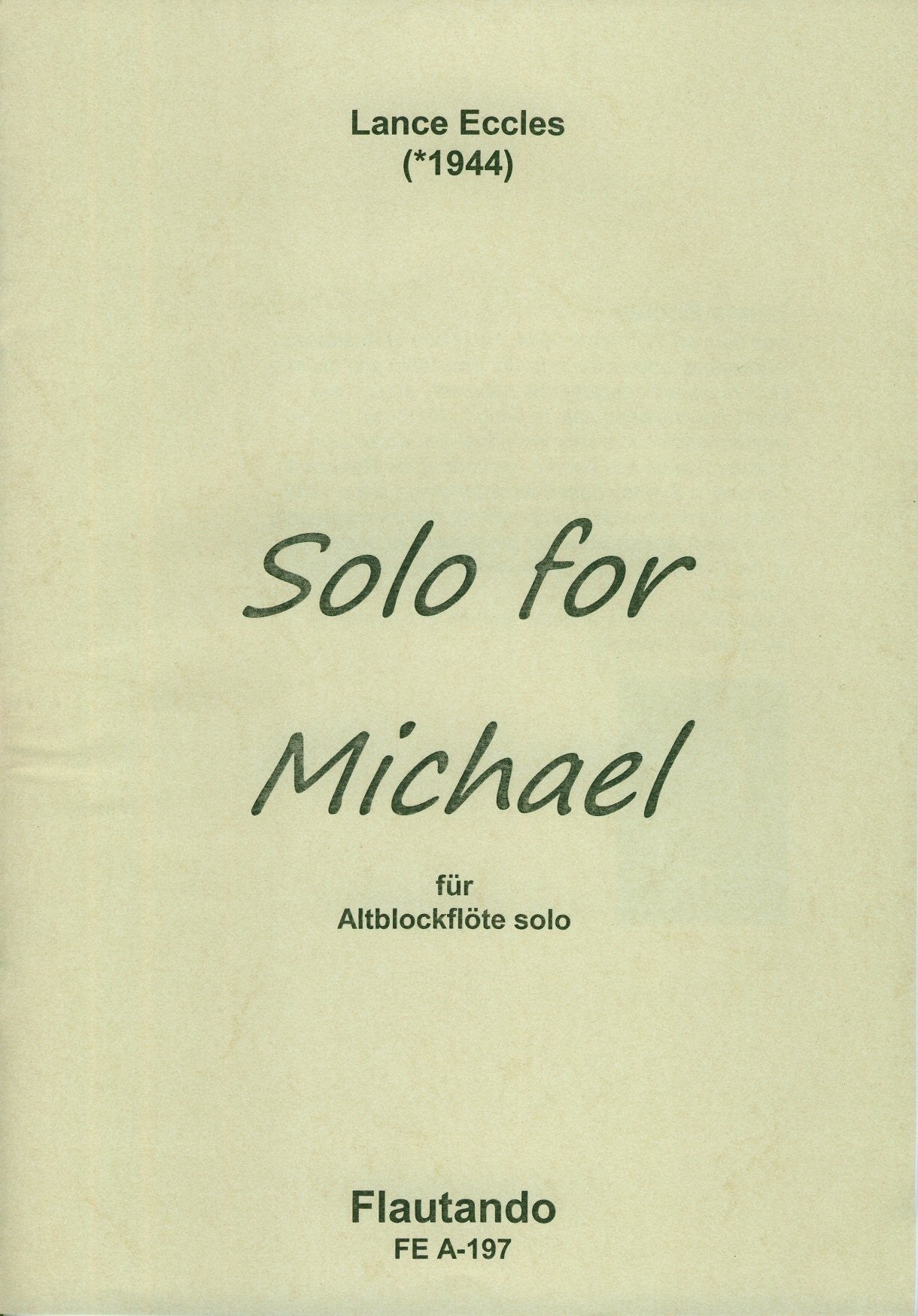 Solo for Michael