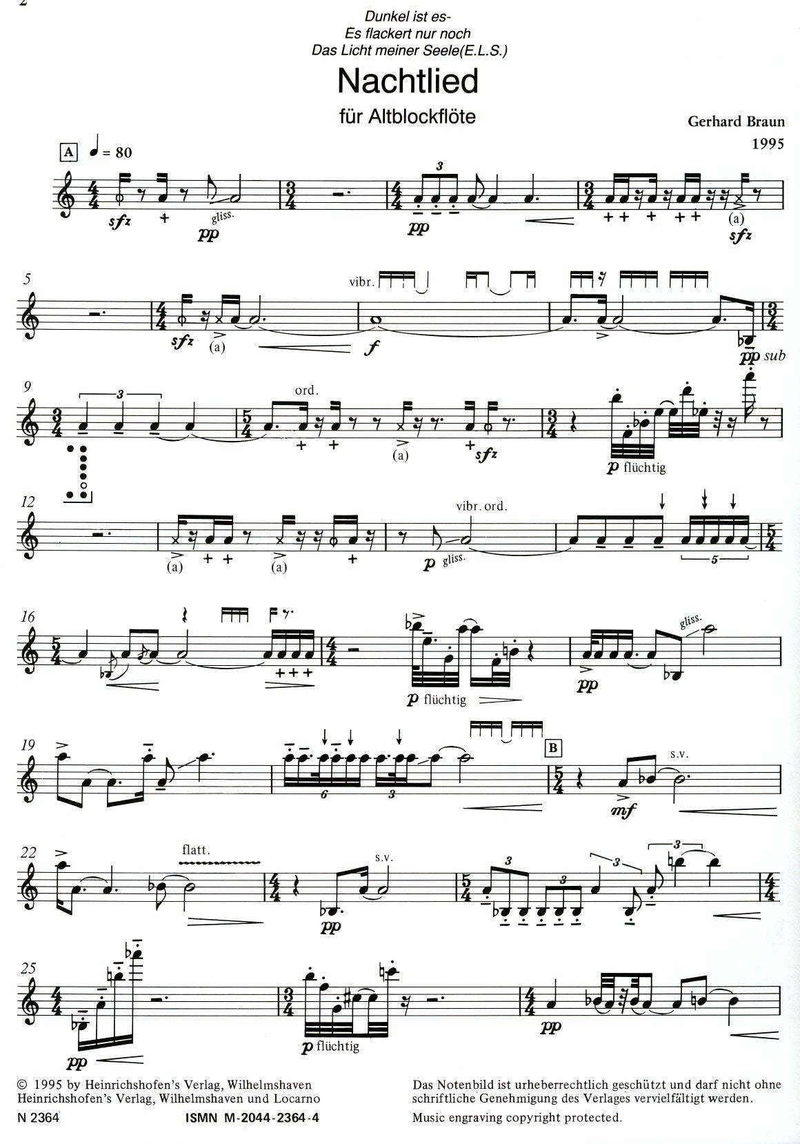 Nachtlied [Night Song]