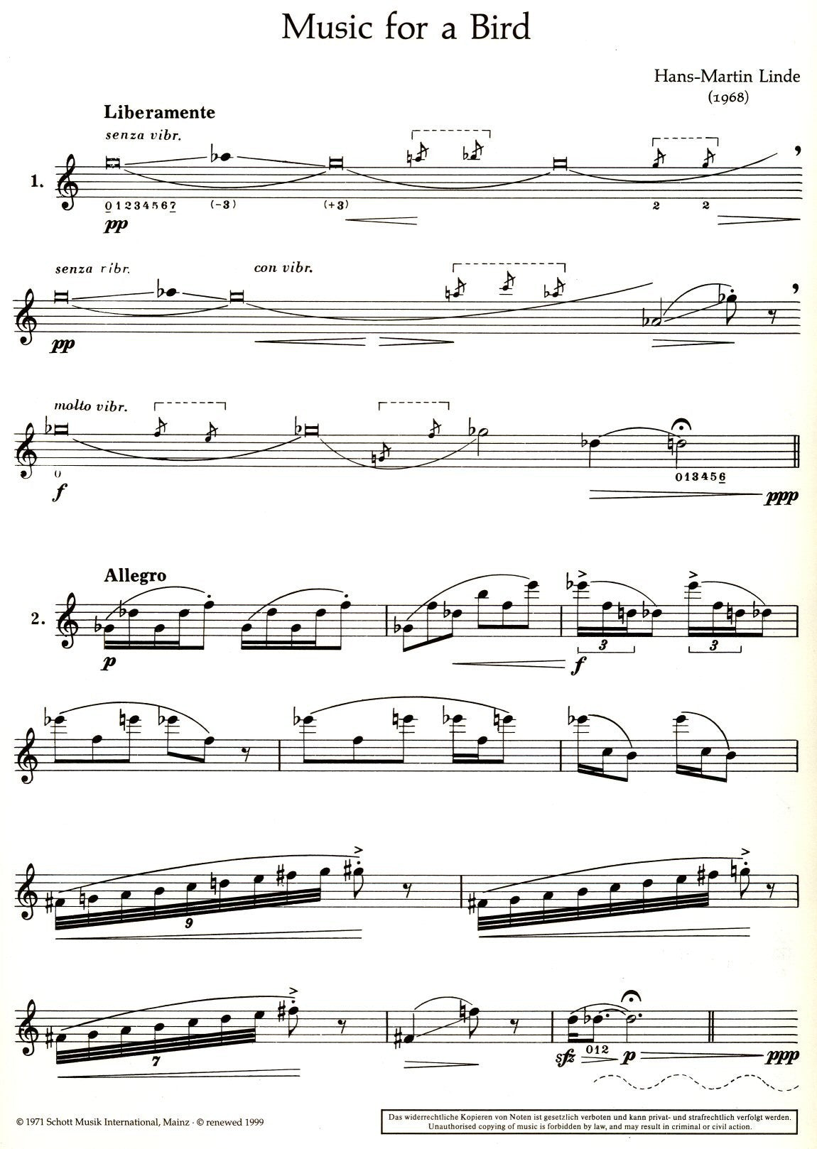 Music for a Bird