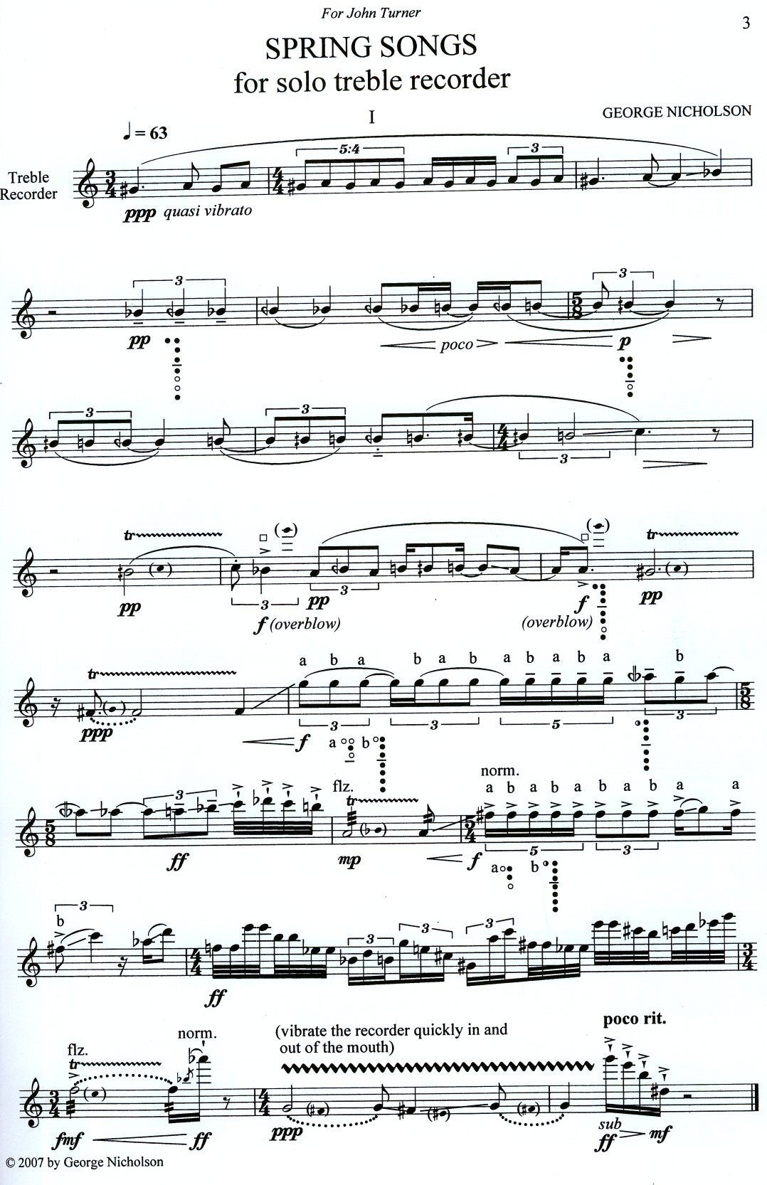 Spring Songs