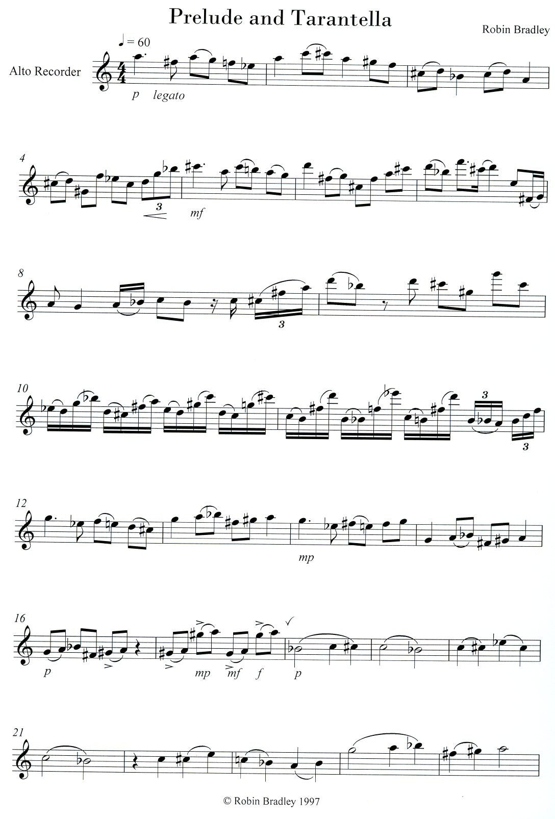 Prelude & Tarantella from Ephemera