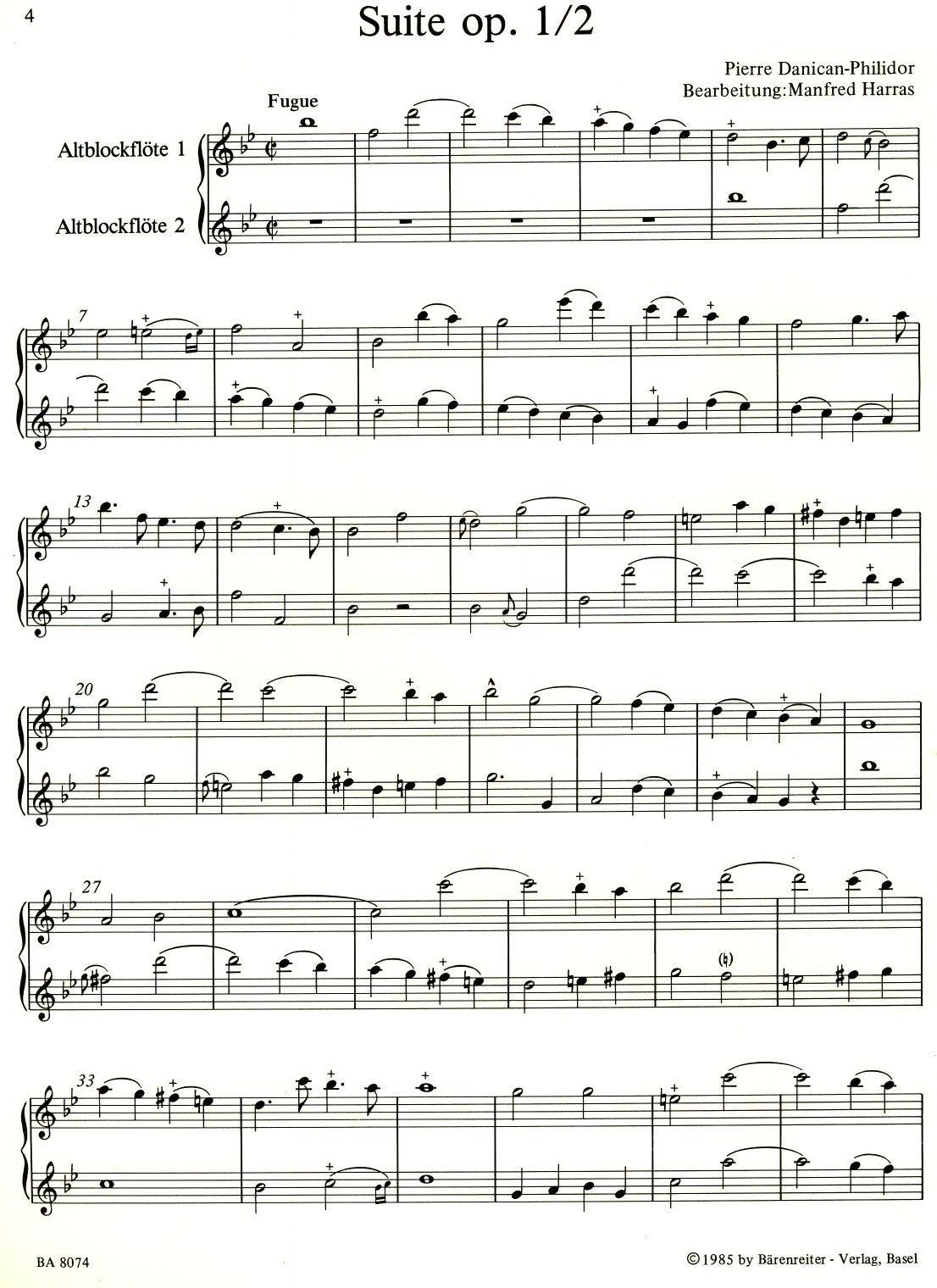 Two Suites op1/2 and op1/3
