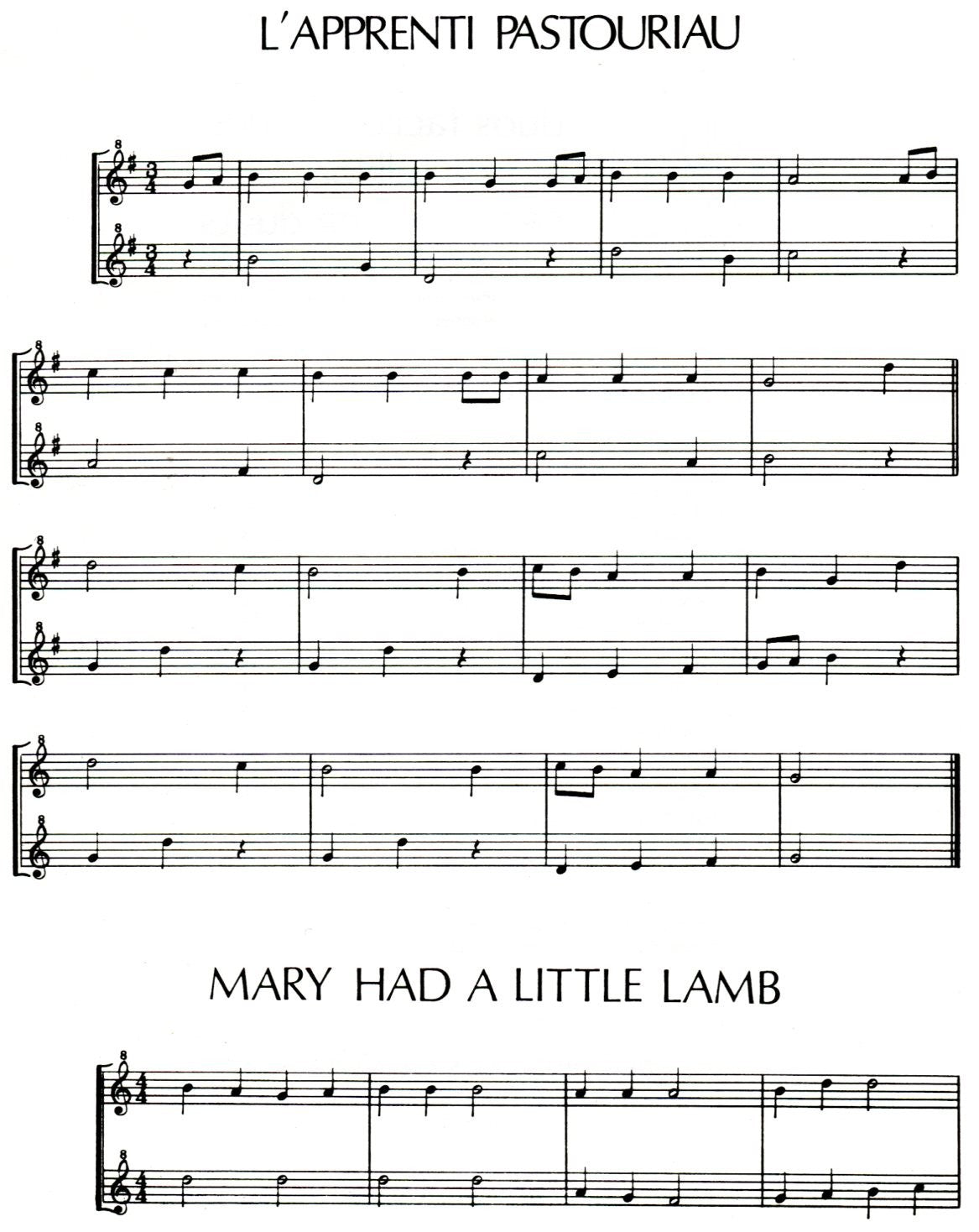 20 Easy Folksong Duets