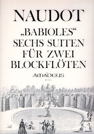 Babioles, Six suites Op 10