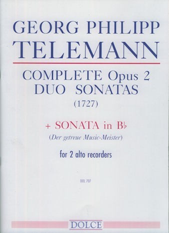 Complete Opus 2 Duo Sonatas (1727) and Sonata in B flat Major