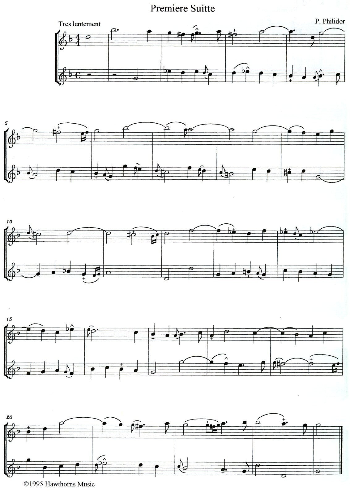 Three Suites for Two Flutes
