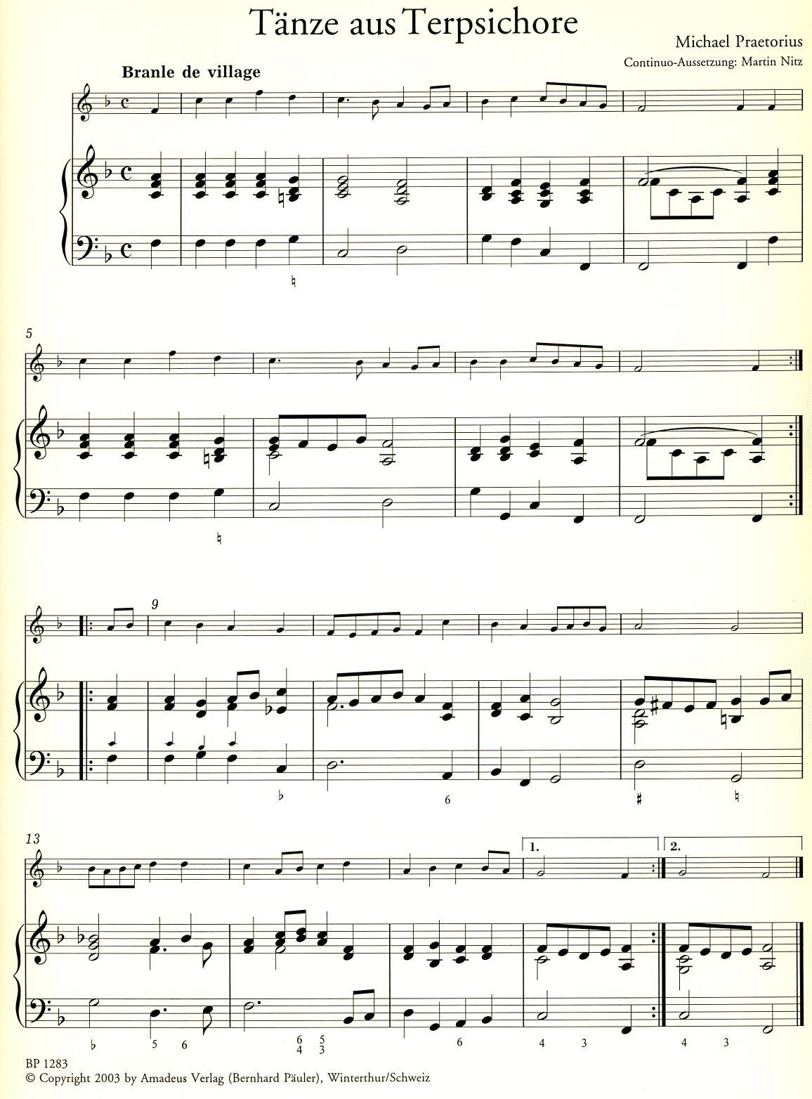 Dances from Terpsichore