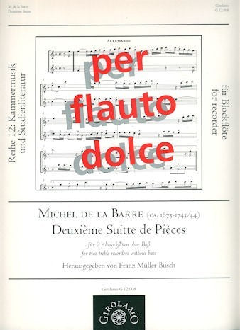 Second Suitte de Pieces