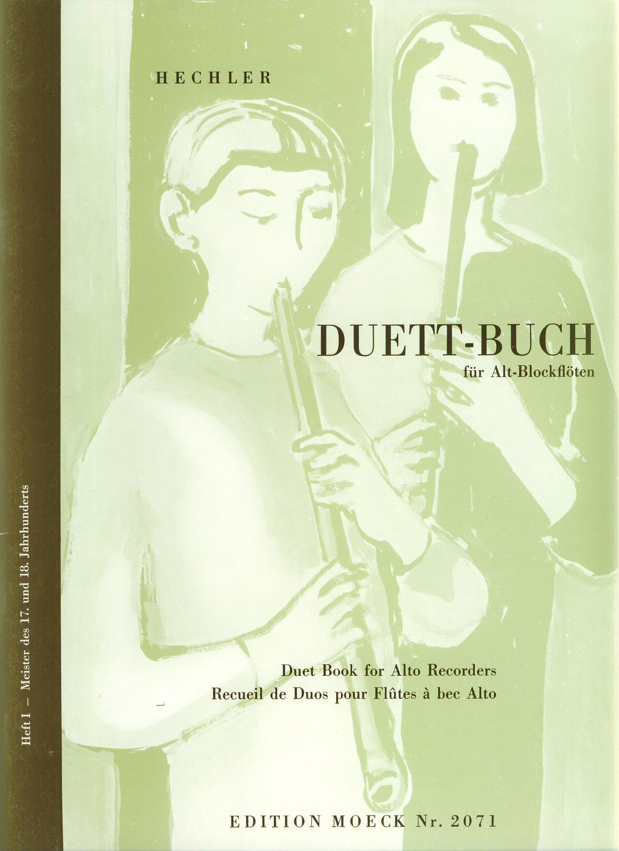 Duett-buch, Duet Book for Alto Recorders Vol 1