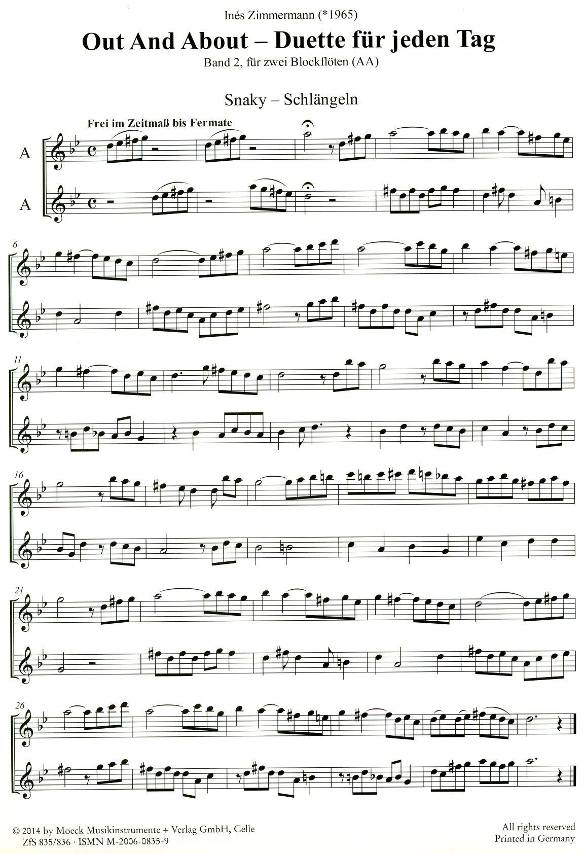 Out And About - Duette fur jeden Tag