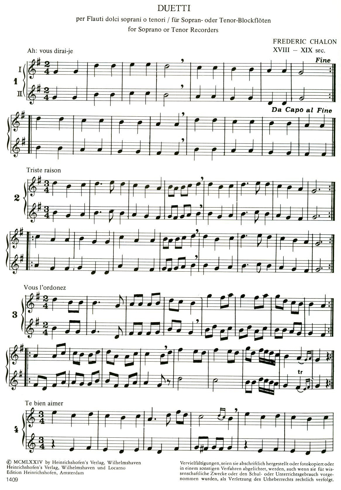 Duets for Two