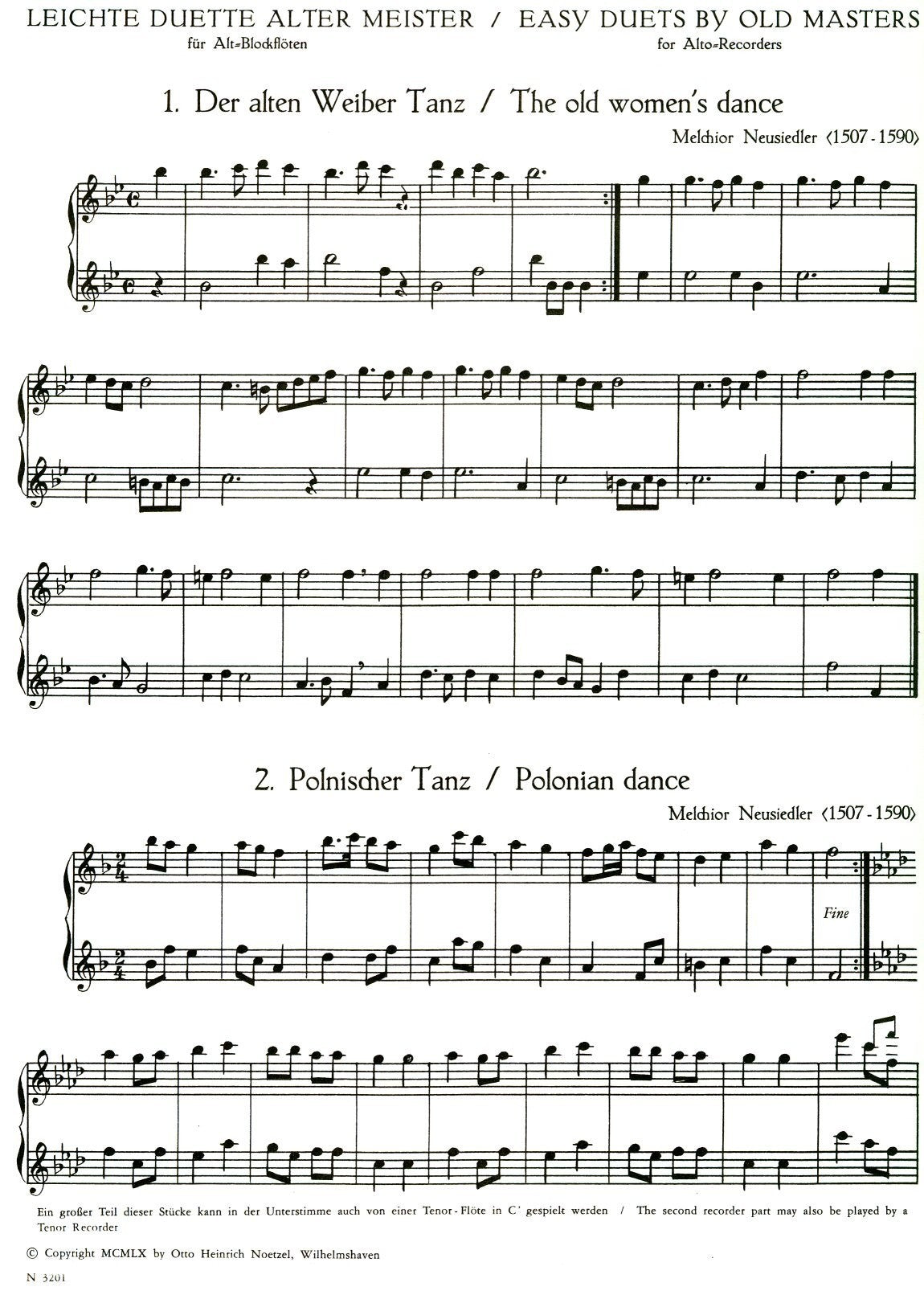 Easy Duets by Old Masters