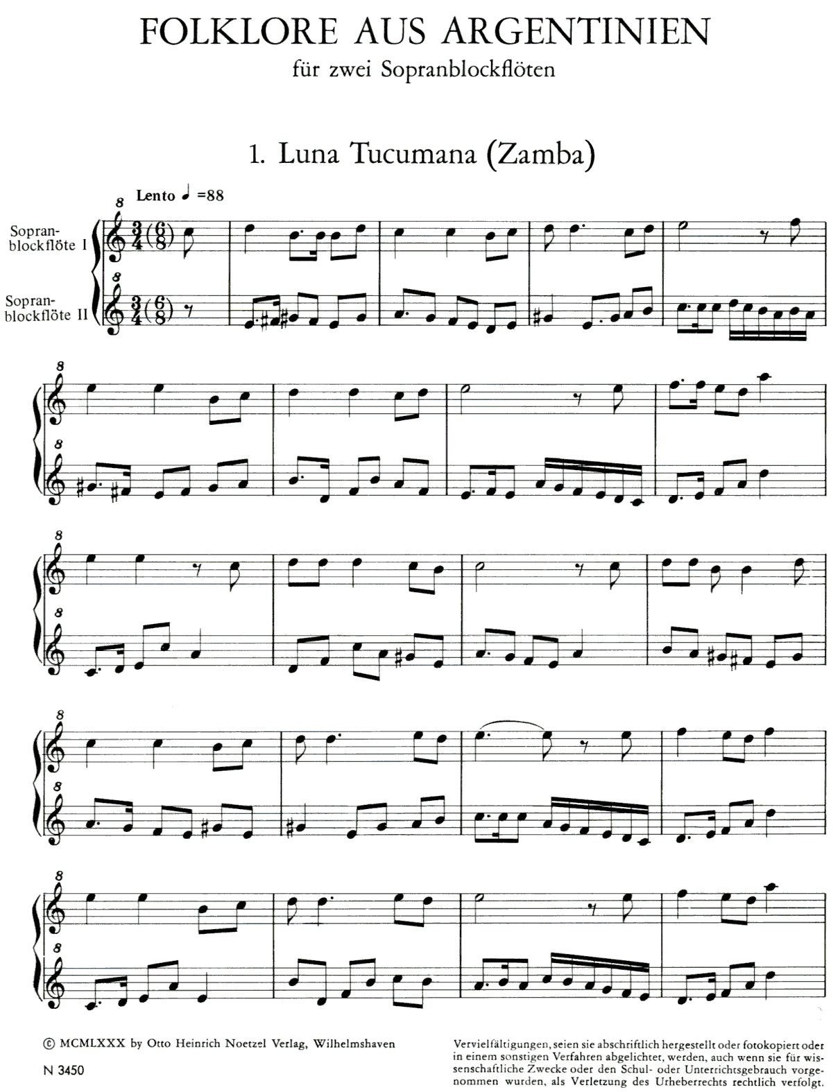 Argentine Folk Music
