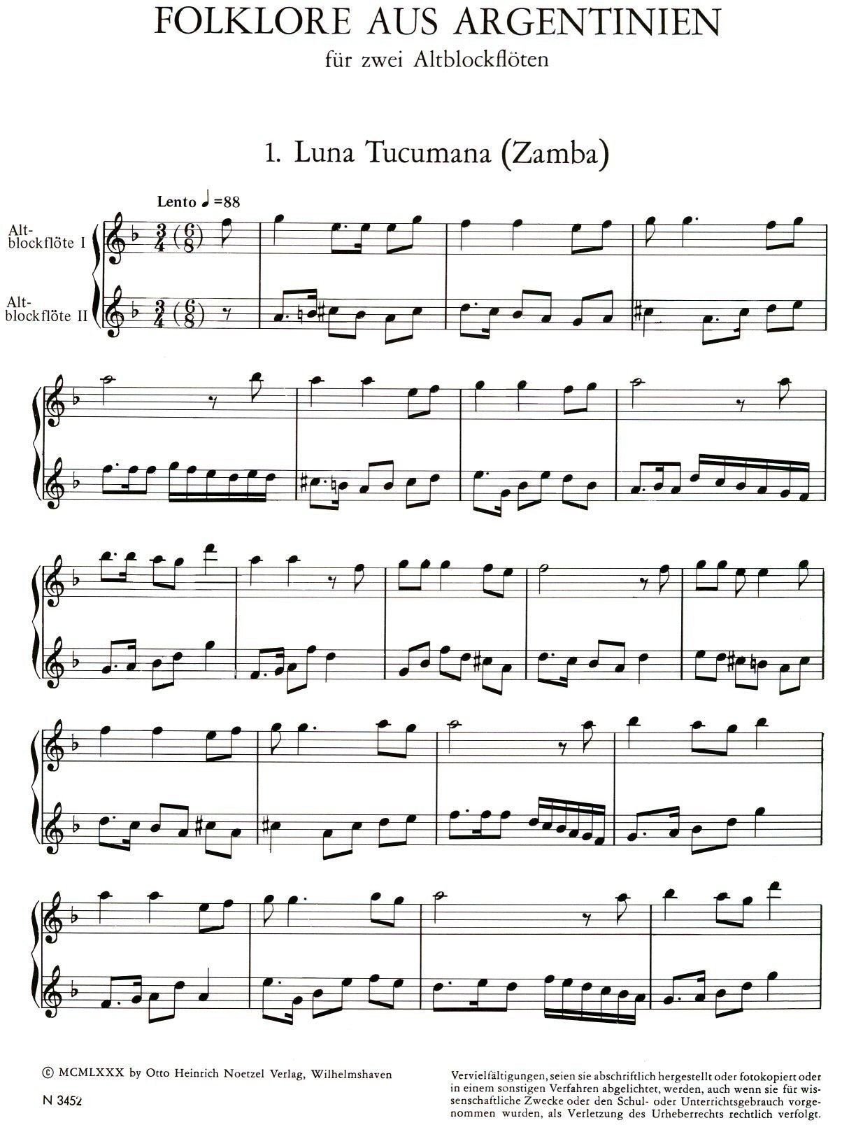 Argentine Folk Music