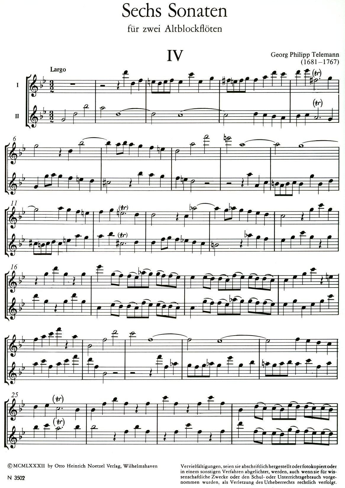 6 Sonatas Volume 2