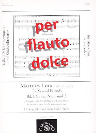 For Several Friends Vol 1 Suites 1-2