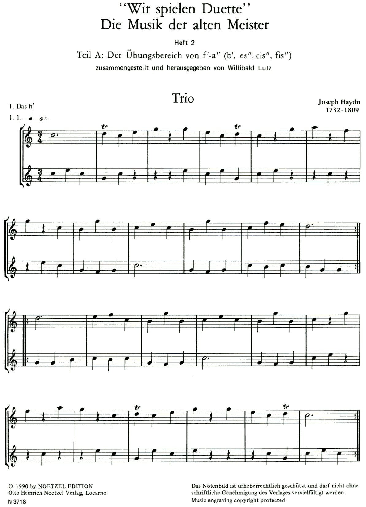 Wir spielen Duette - We Are Playing Duets Vol 2