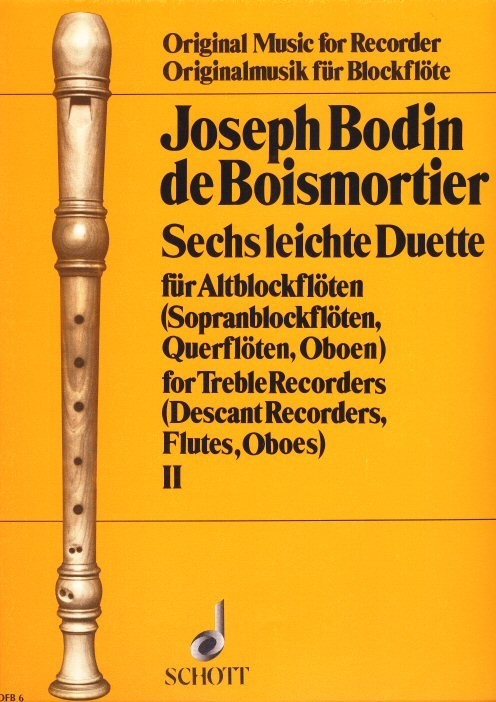 Six Easy Duets for two treble recorders Vol II