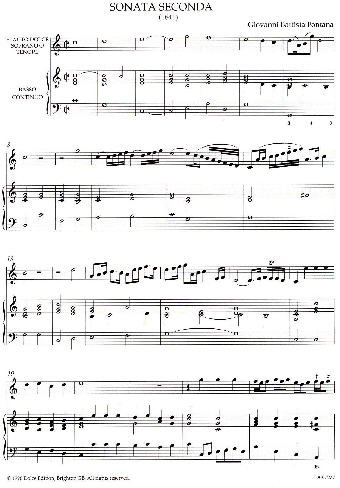 Sonata Seconda (1641)