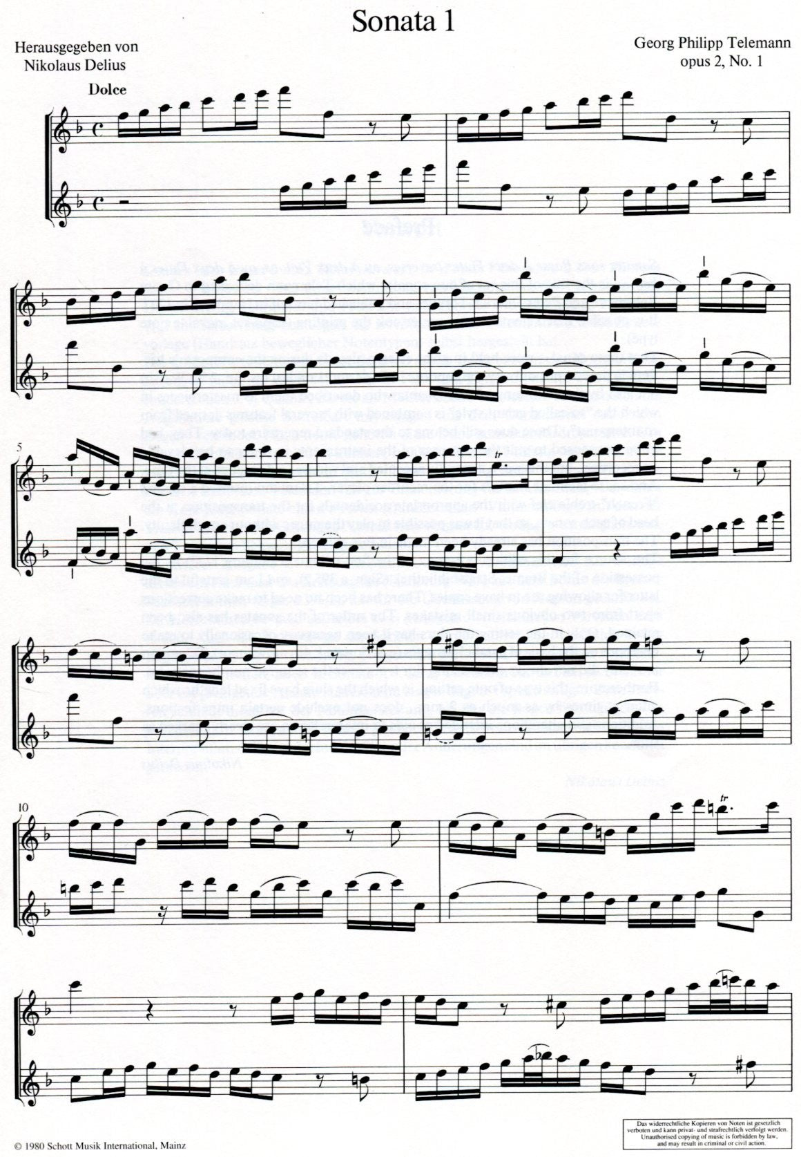 Six Sonatas