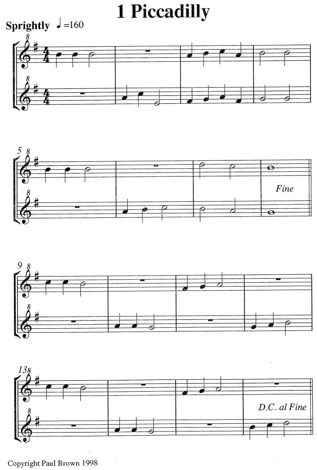 Play it Cool, Jazzy Duets for Recorder Vol 1