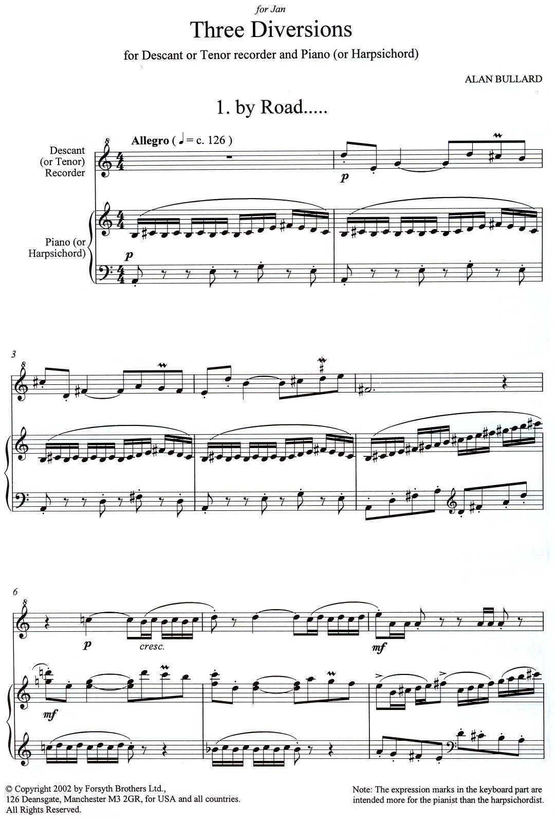 Three Diversions