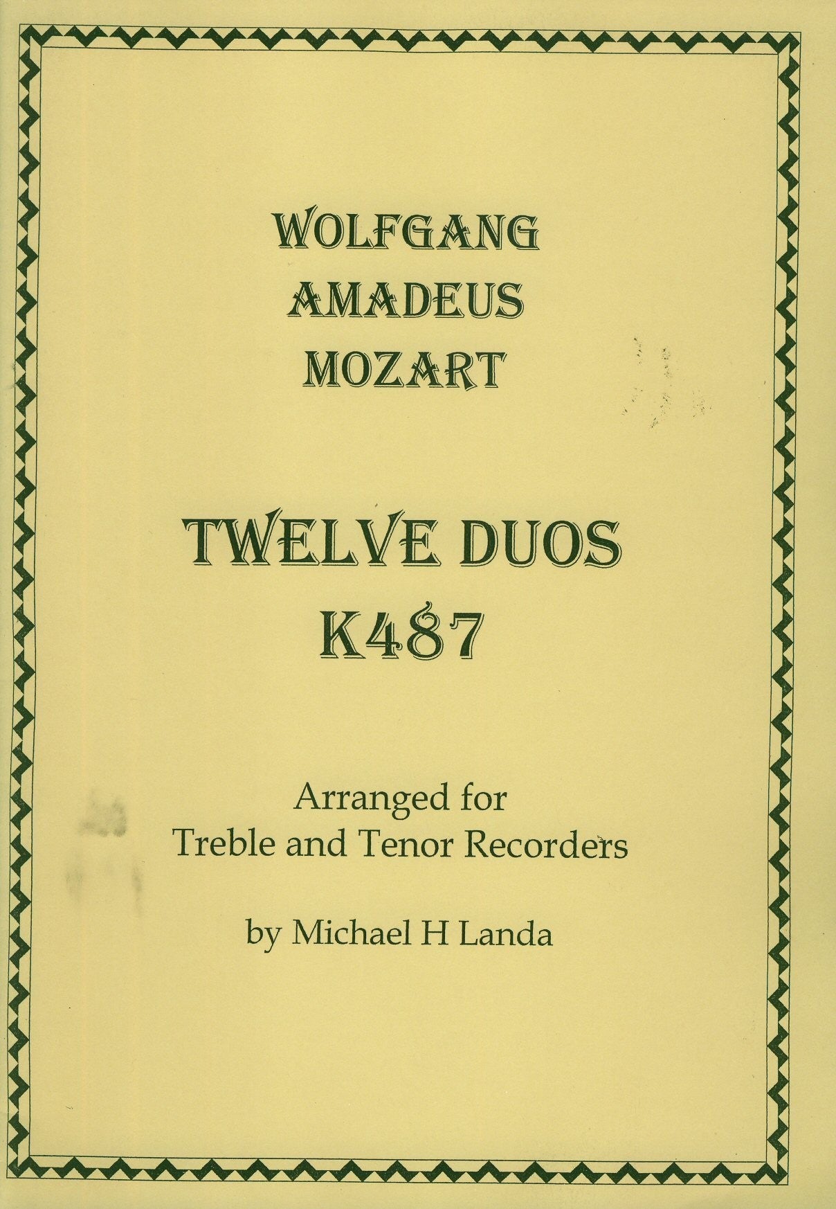 Twelve Duos K487