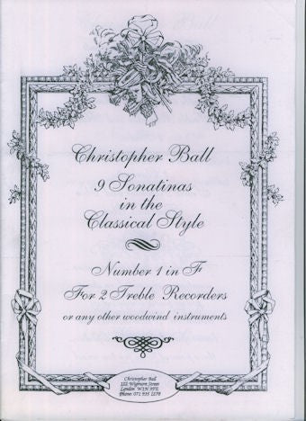 Sonata No 1 in F Major from 9 Sonatinas in the Classical Style