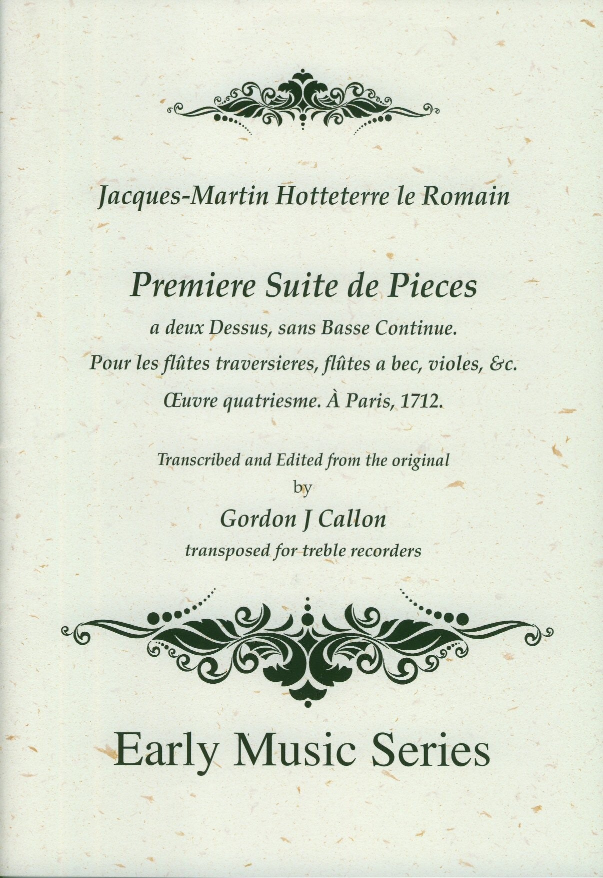 Premiere Suite de Pieces 1712