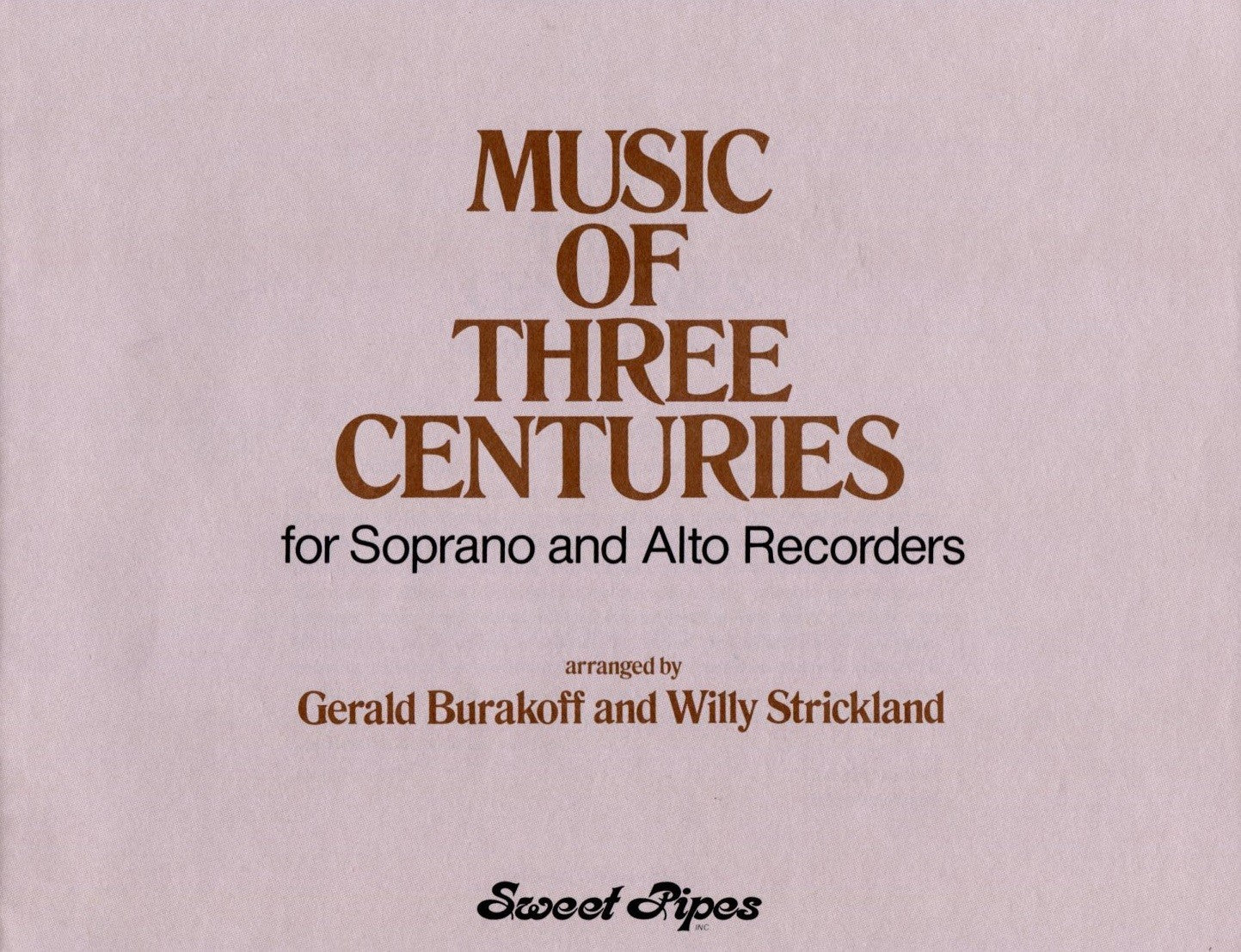 Music Of Three Centuries