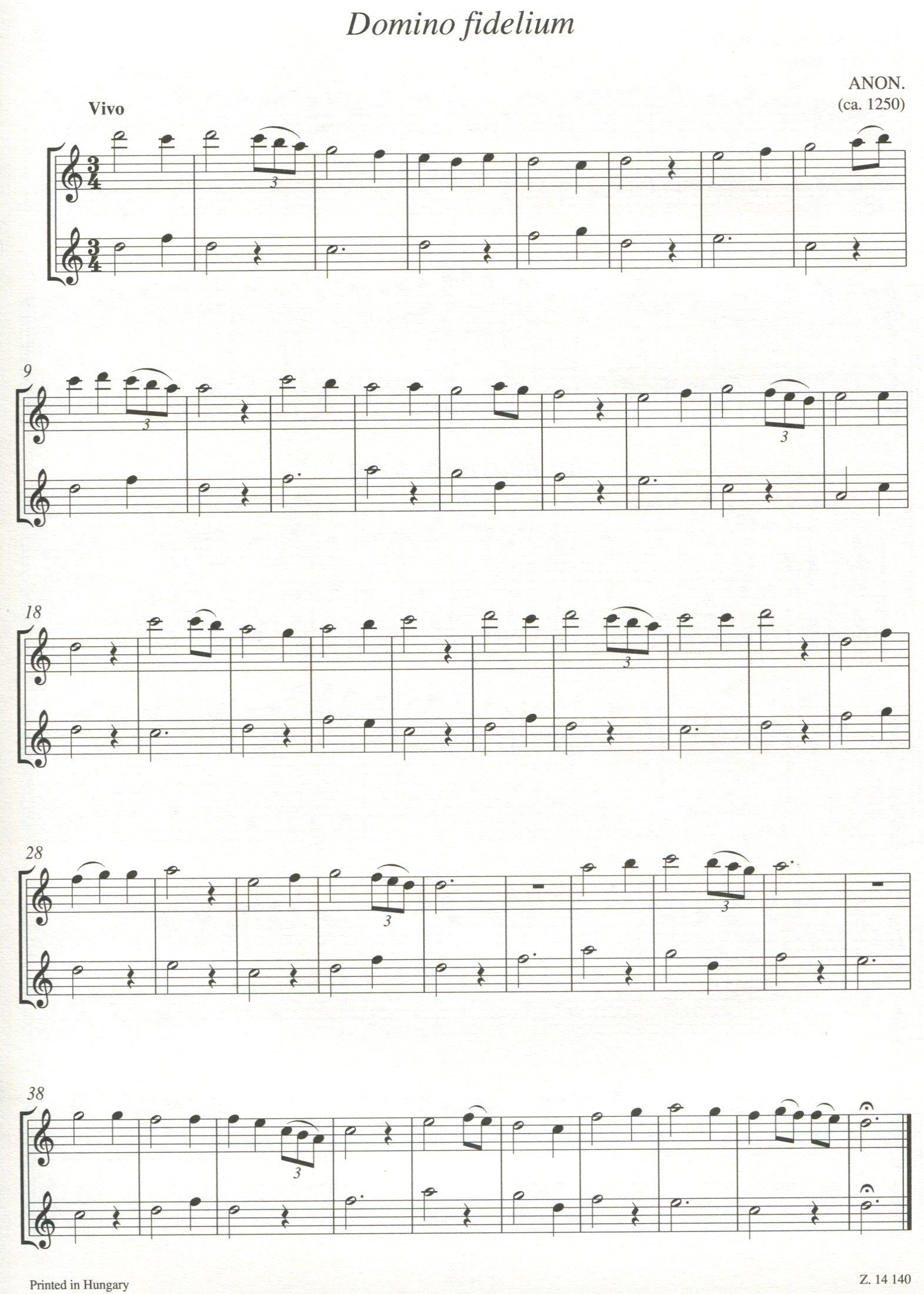 Duets for Descant Recorders for beginners
