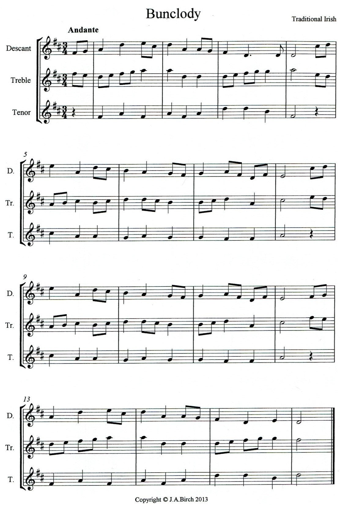 Easy Celtic Arrangements
