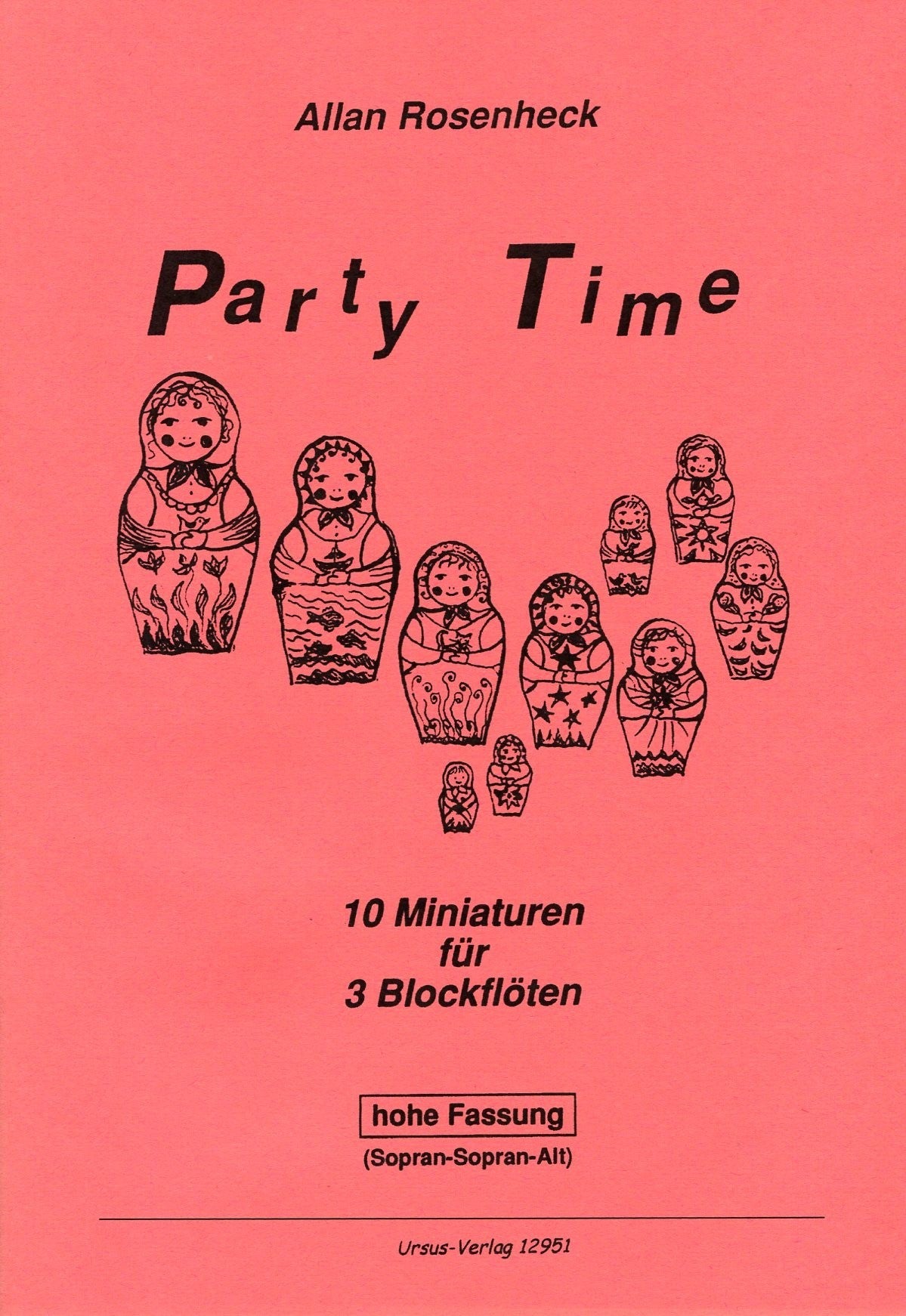 Party Time, 10 Miniatures for 3 recorders