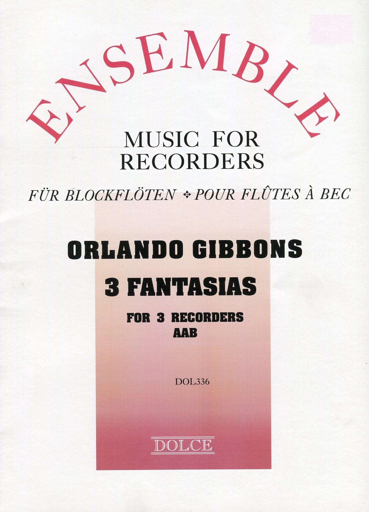 3 Fantasias for 3 Recorders