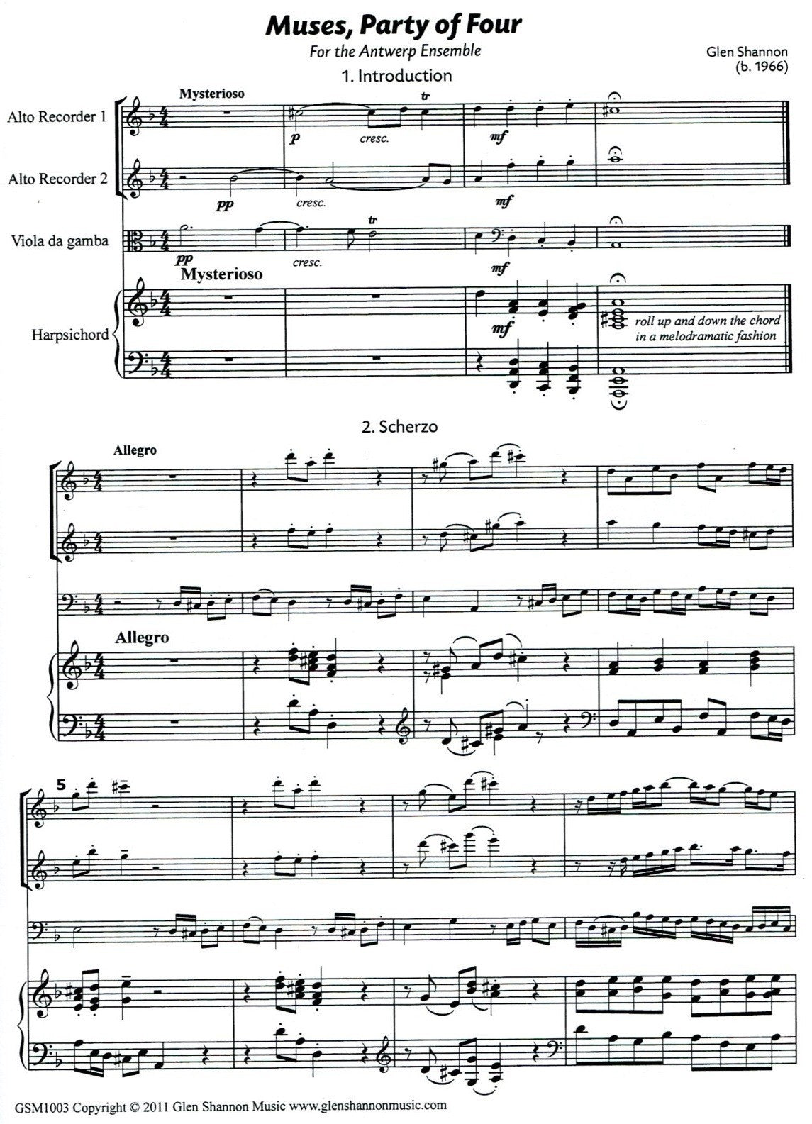 Muses, Party of Four