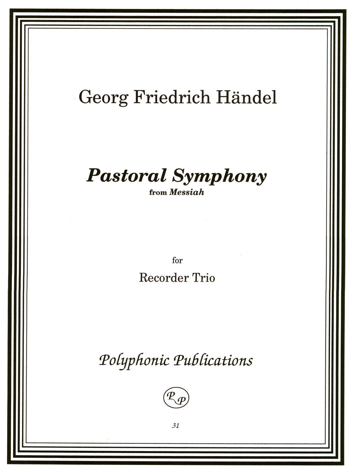 Pastoral Symphony from Messiah