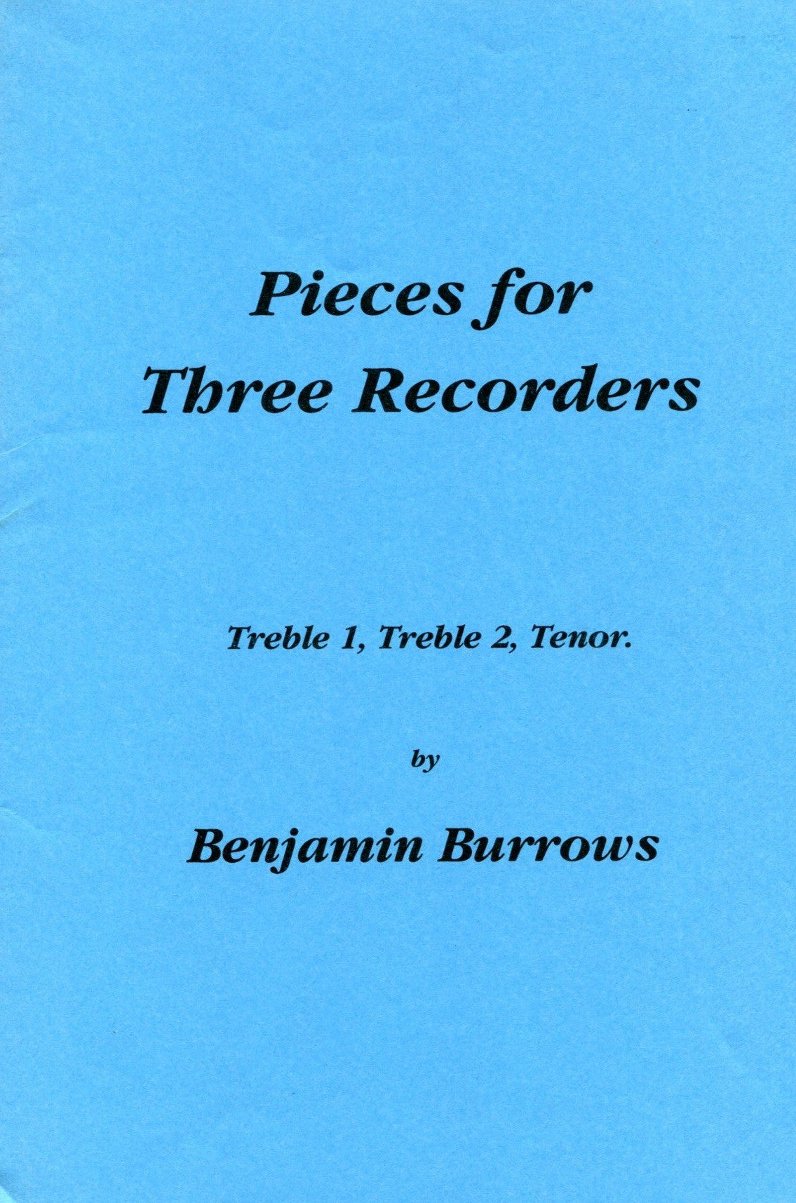 Pieces for Three Recorders