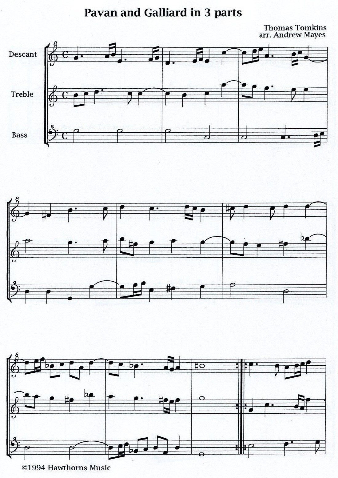 Pavan and Galliard/Fantasia