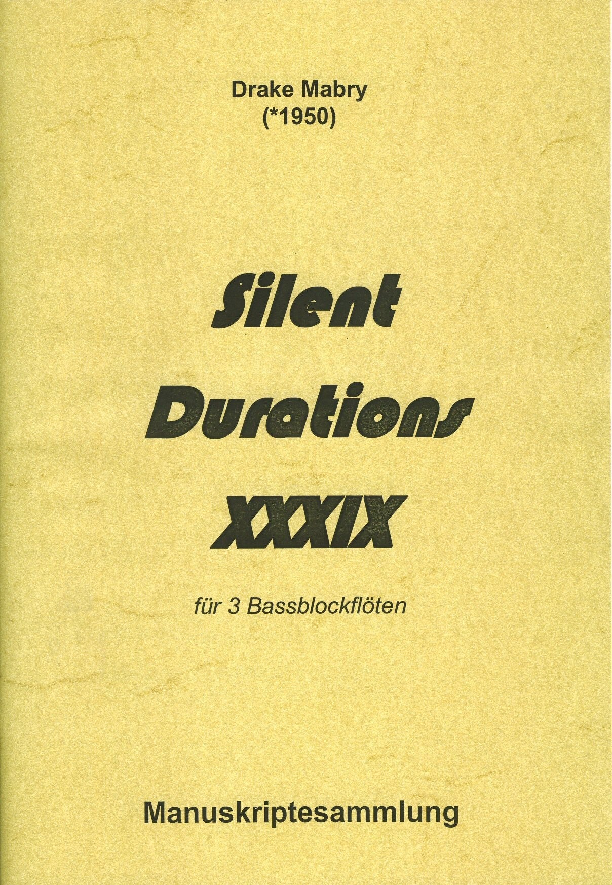 Silent Durations XXXIX, "Nocturne"