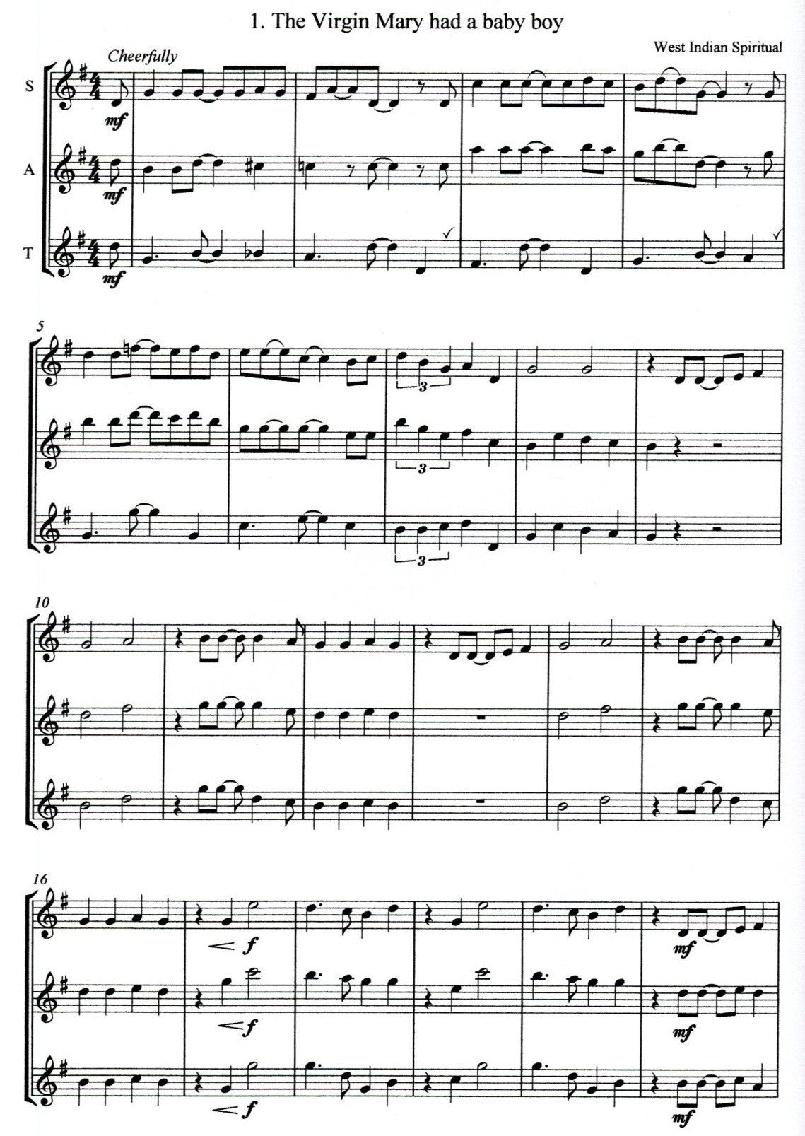 Three Christmas Spirituals