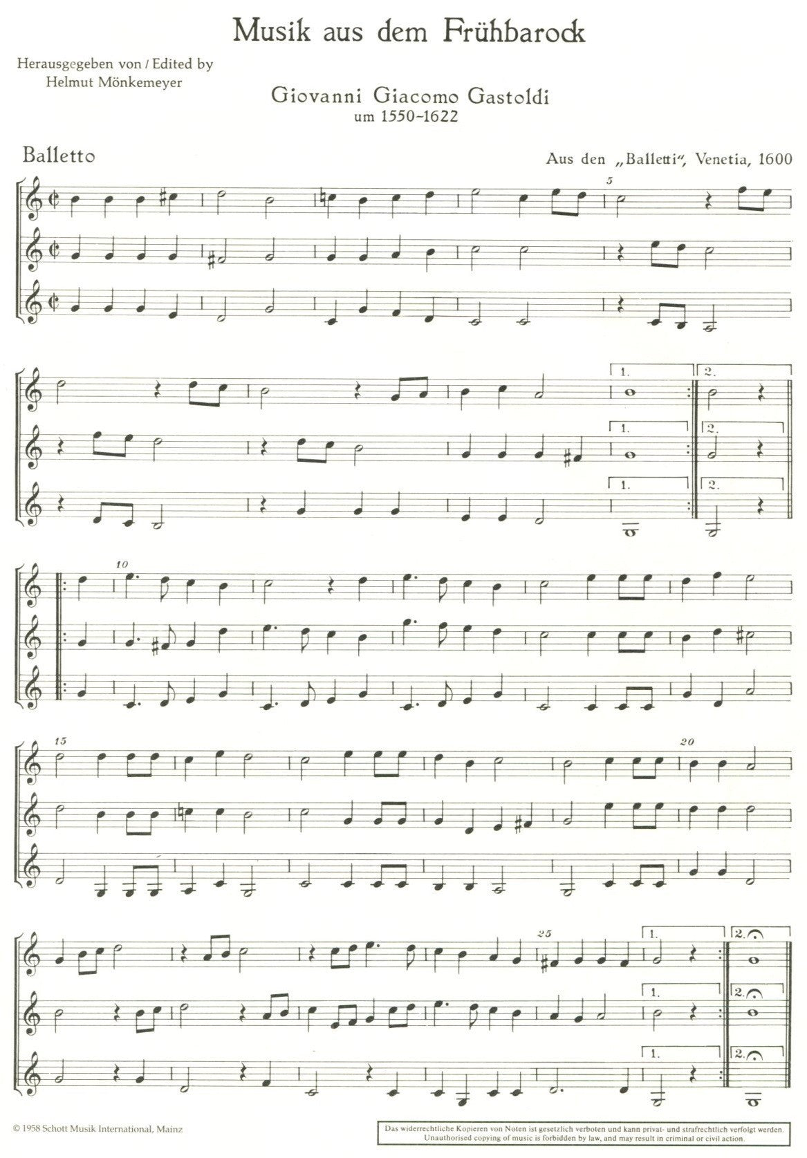 Early Baroque Music