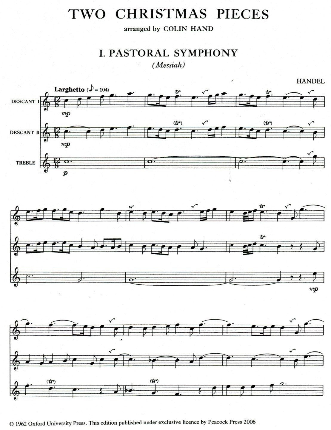 Two Christmas Pieces
