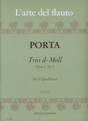 Trio in d minor Op 1 No1