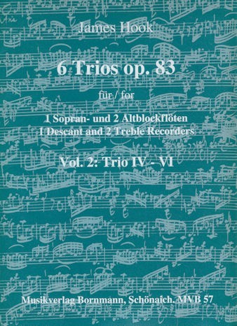 6 Trios (Op 83): Vol 2