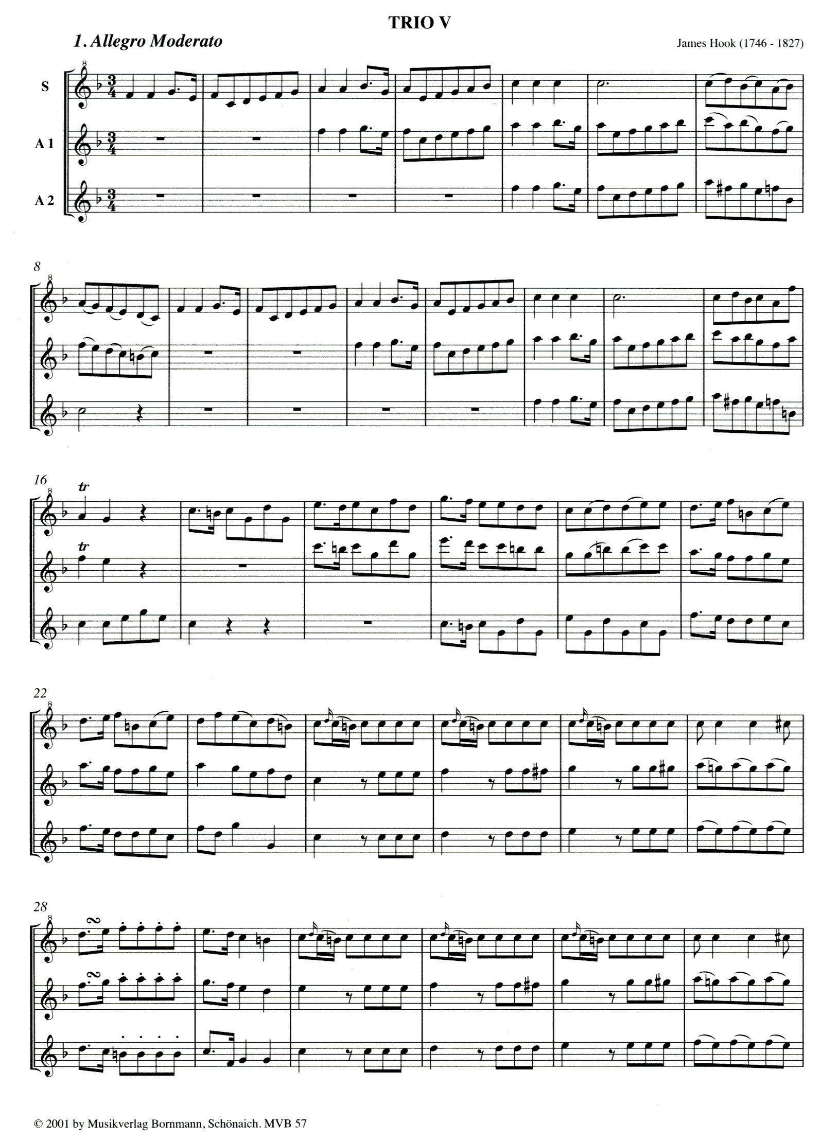 6 Trios (Op 83): Vol 2