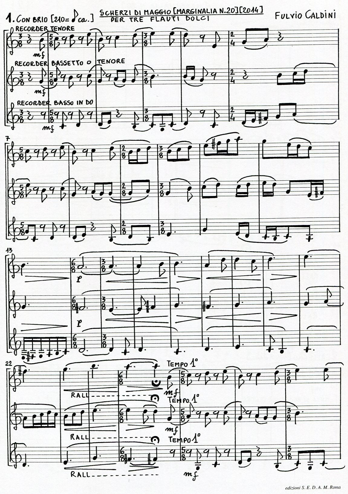 Scherzi di maggio (marginalia n 20)