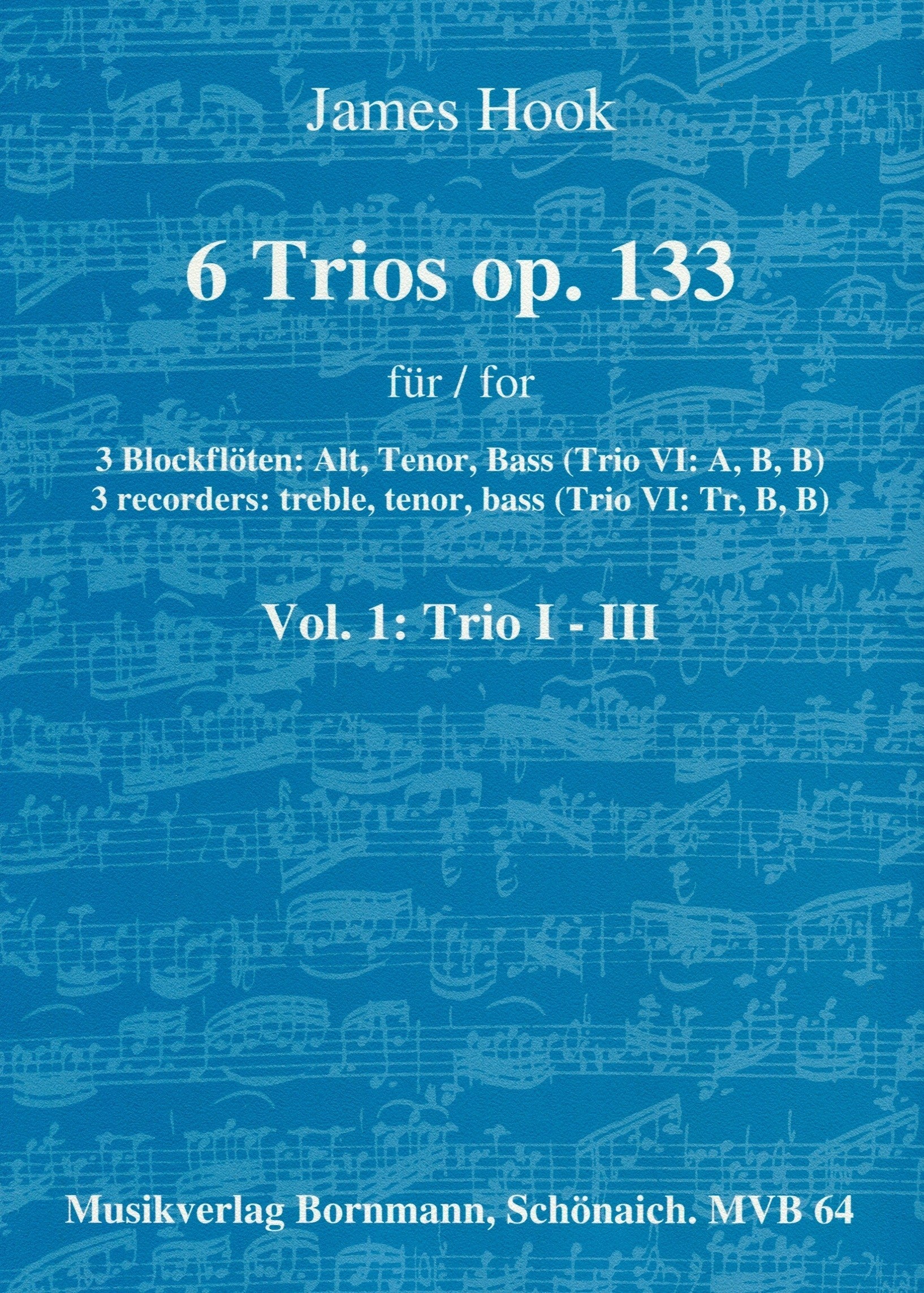 6 Trios Op 133 Vol 1